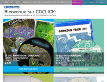 Tablet Screenshot of cdclick.fr